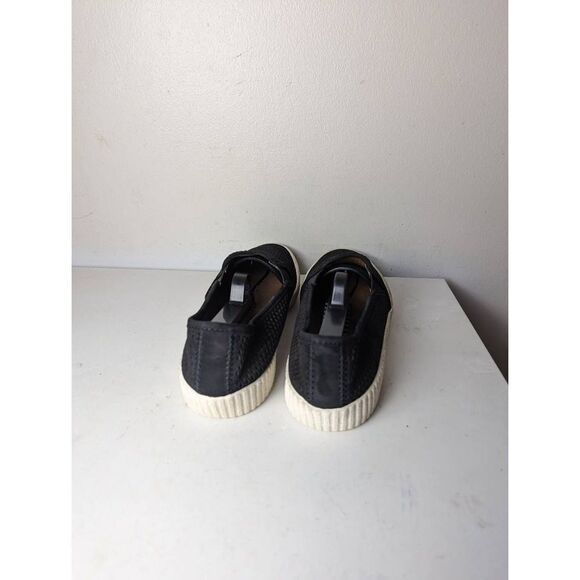 FRYE Camille Black Suede Perforated Slip On Shoes Size 9M - Picture 5 of 9